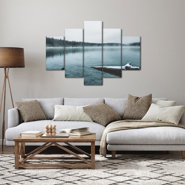 Slika - ledeno sjeverno jezero (150x105 cm)
