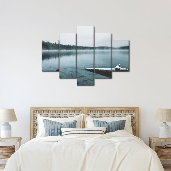 Slika - ledeno sjeverno jezero (150x105 cm)