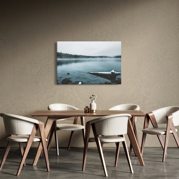 Slika - ledeno sjeverno jezero (90x60 cm)