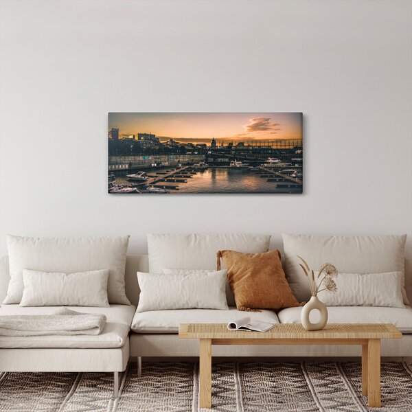 Slika - lučki gradić (120x50 cm)