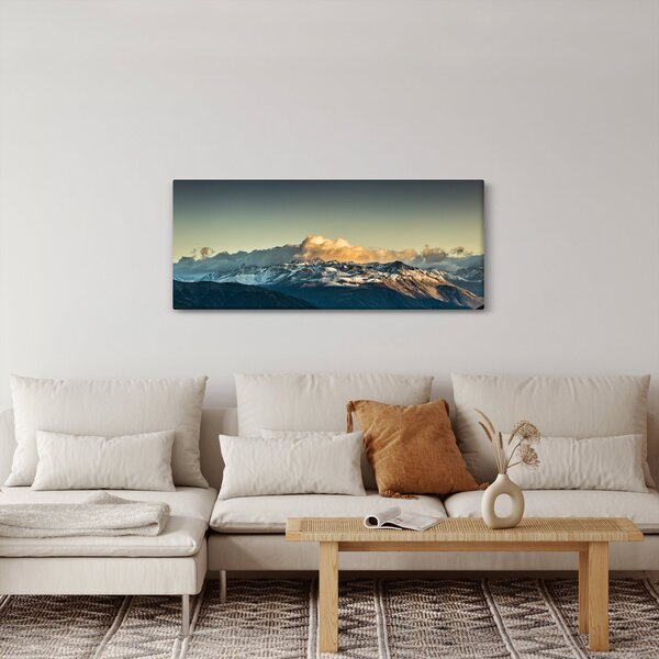 Slika - vrhovi planina (120x50 cm)
