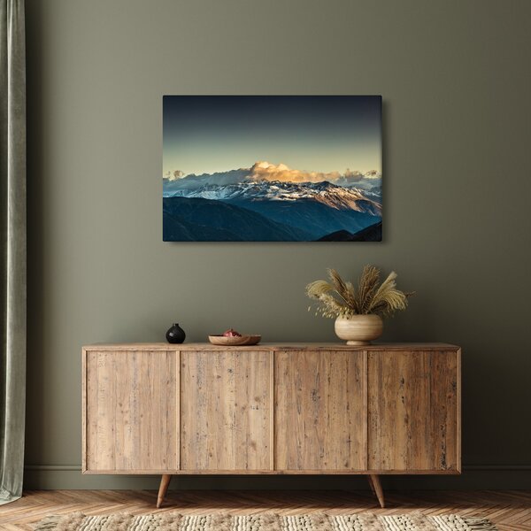 Slika - vrhovi planina (90x60 cm)