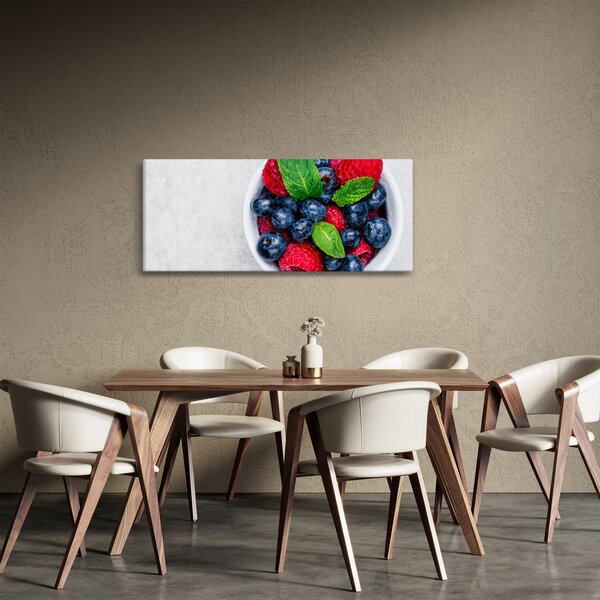 Slika - zdjela s šumskim voćem (120x50 cm)