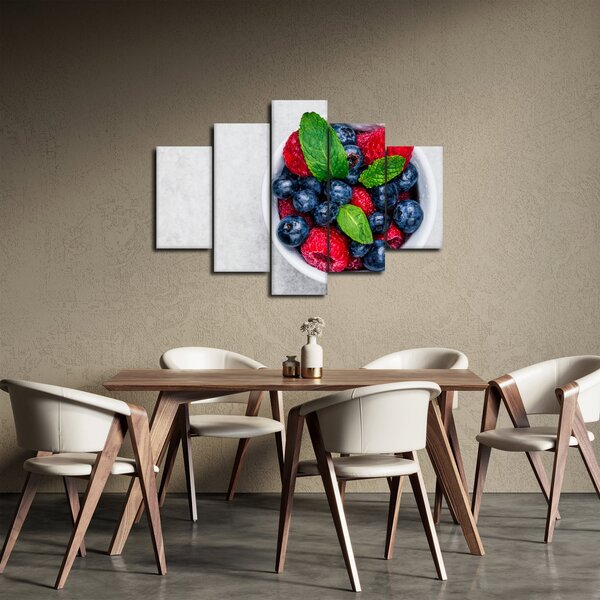Slika - zdjela s šumskim voćem (150x105 cm)