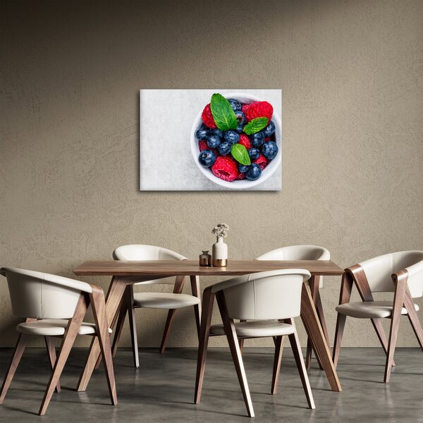 Slika - zdjela s šumskim voćem (70x50 cm)