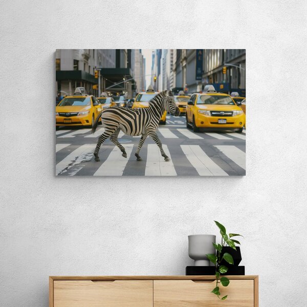 Slika zebre u New Yorku