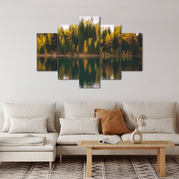 Slika šumskog jezera (150x105 cm)