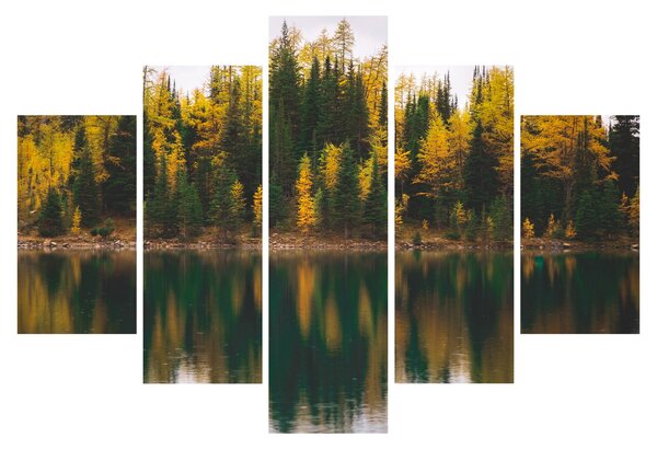 Slika šumskog jezera (150x105 cm)