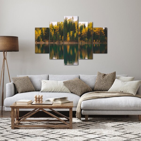 Slika šumskog jezera (150x105 cm)