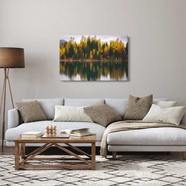 Slika šumskog jezera (90x60 cm)