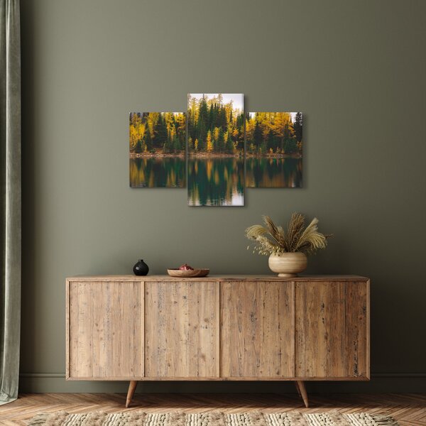 Slika šumskog jezera (90x60 cm)