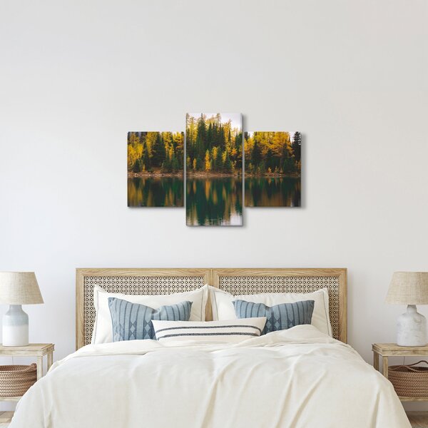 Slika šumskog jezera (90x60 cm)