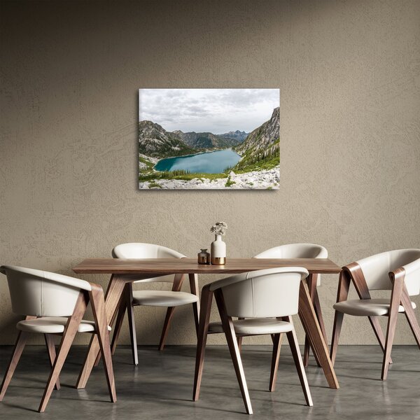 Slika jezera u planinama (70x50 cm)