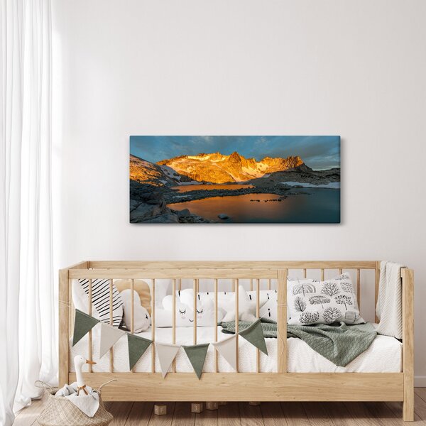 Slika visokogorskog krajolika (120x50 cm)