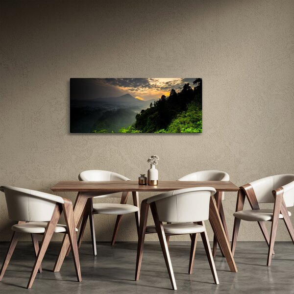 Slika - zeleni planinski krajolik (120x50 cm)