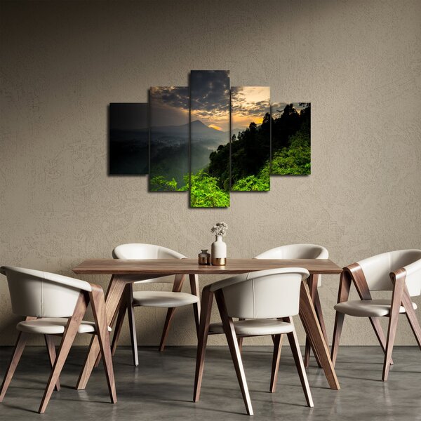 Slika - zeleni planinski krajolik (150x105 cm)
