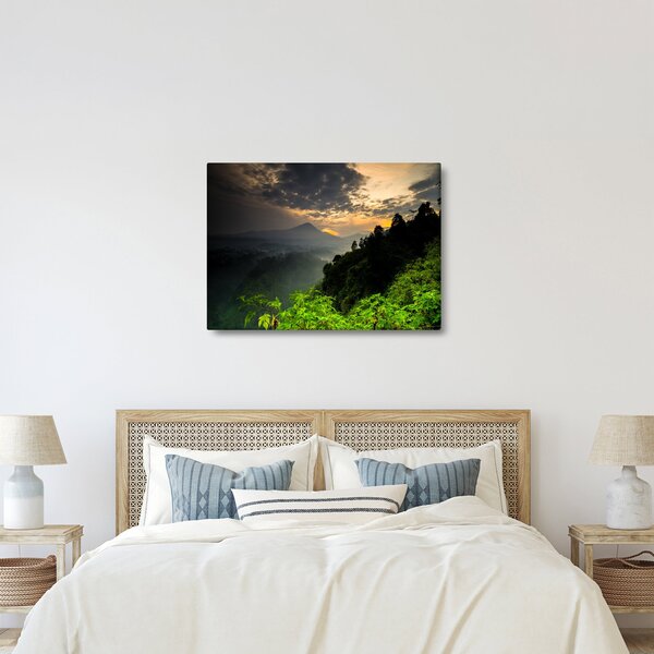 Slika - zeleni planinski krajolik (70x50 cm)