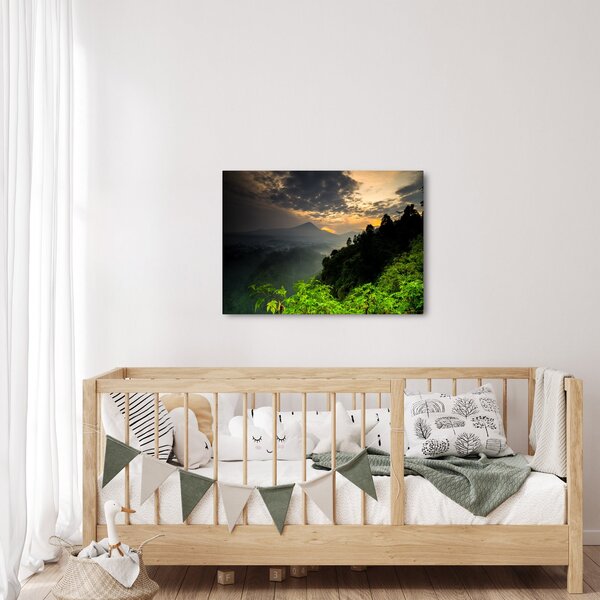 Slika - zeleni planinski krajolik (70x50 cm)