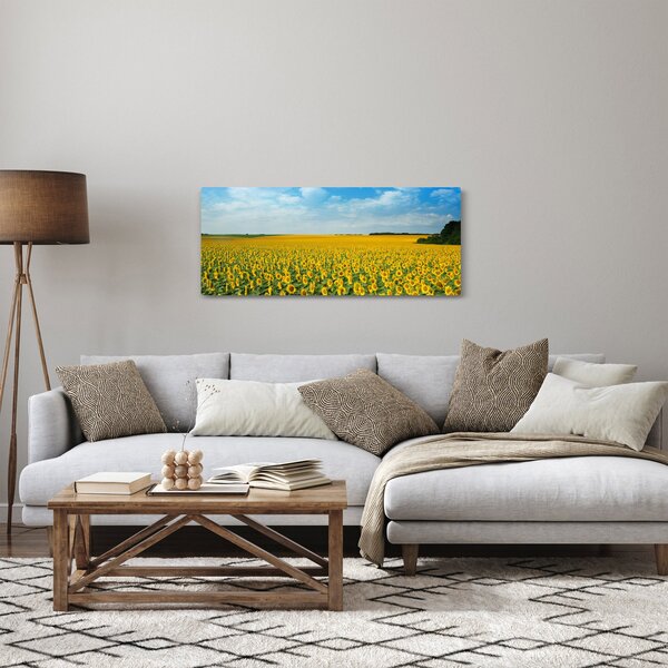 Slika - polje suncokreta (120x50 cm)