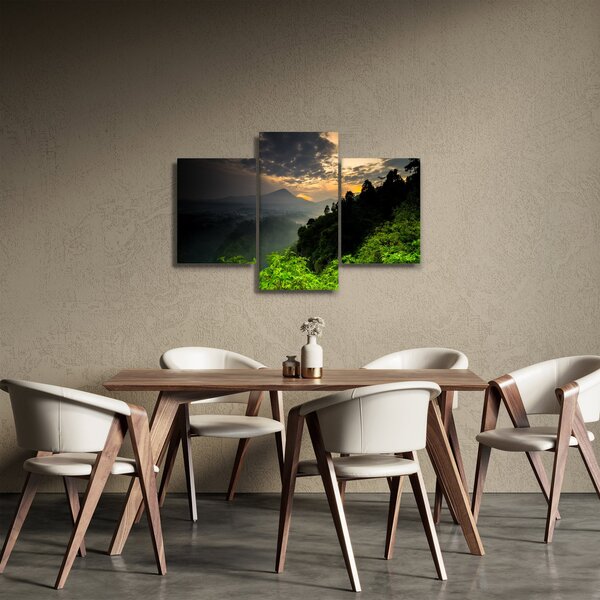 Slika - zeleni planinski krajolik (90x60 cm)
