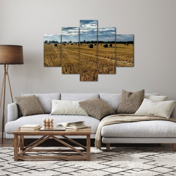 Slika ubranog polja žitarica (150x105 cm)