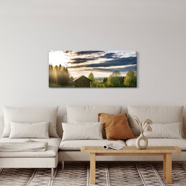 Slika šumske kolibe (120x50 cm)