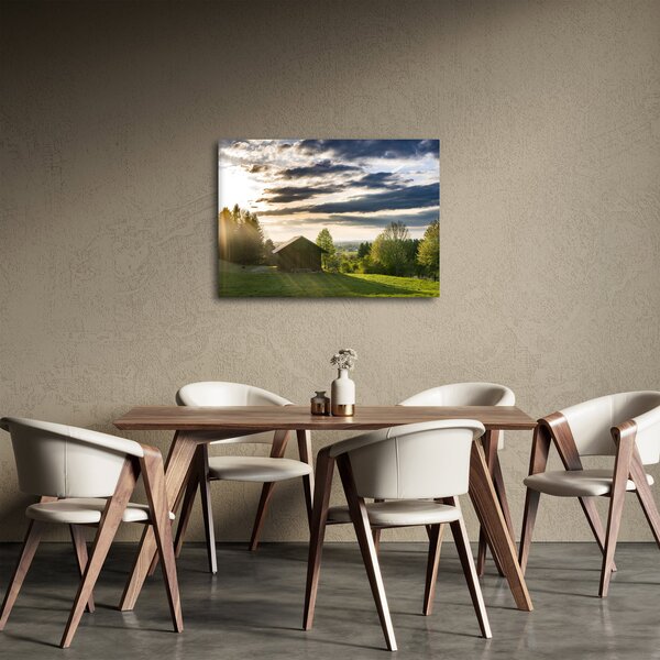Slika šumske kolibe (70x50 cm)