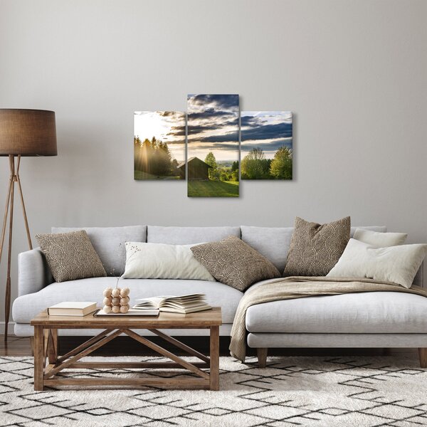 Slika šumske kolibe (90x60 cm)