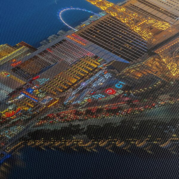 Slika noćni Las Vegas (90x60 cm)