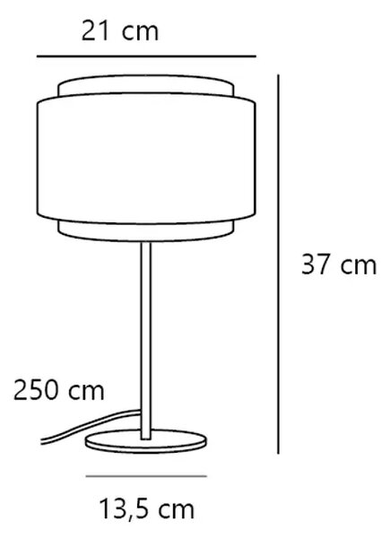 TAKAI STOLNA LAMPA BEŽ E27/15W/IP20/220-240V 2620015018