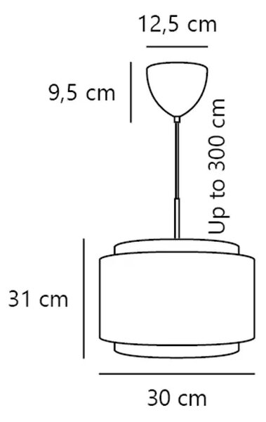 TAKAI 30 VISILICA BEŽ E27/15W/IP20/220-240V 2620003018