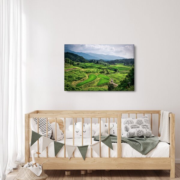 Slika rižinih polja (90x60 cm)