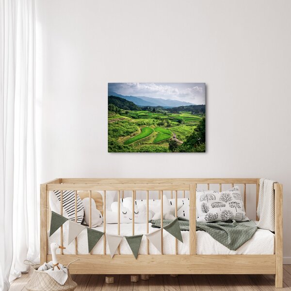 Slika rižinih polja (70x50 cm)
