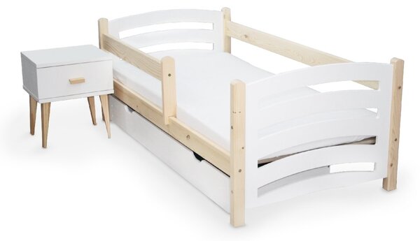 Dječiji krevet Mela 80 x 160 cm Podnica: Sa lameliranom podnicom, Madrac: Matrace COMFY HR 10 cm