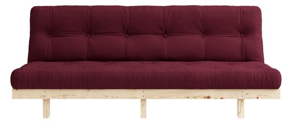 Kauč na rasklapanje Karup Design Lean Raw Bordo
