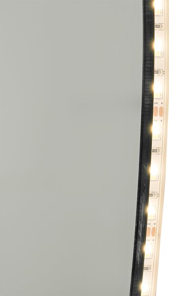 Kupaonsko ogledalo 80 cm uklj. LED s 3-stupanjskim prigušivanjem na dodir - Biba
