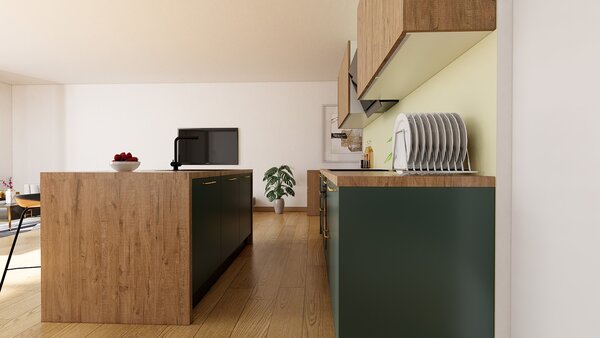 LUME HOME KUHINJA SELENE S OTOKOM (MOGUĆE PO NARUDŽBI)