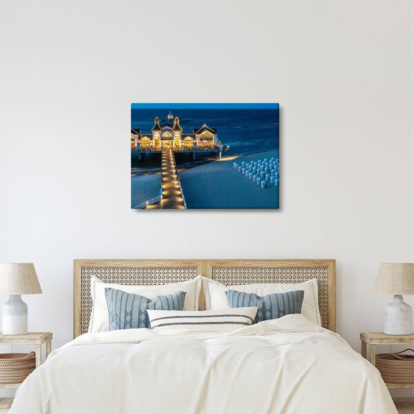 Slika - hotel na plaži (70x50 cm)