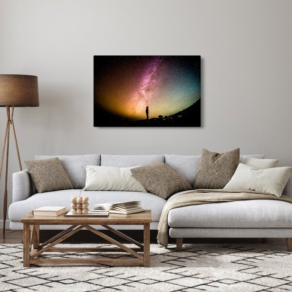 Slika - nebo puno zvijezda (90x60 cm)