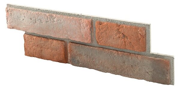 Stegu Pločice od ukrasnog kamena Chicago 1 (15 x 51 cm, Bijelo-crveno, Izgled kamena)