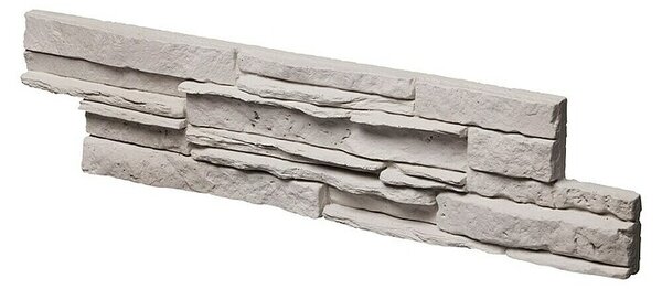 Stegu Pločice od ukrasnog kamena Kenya 1 (12 x 53,3 cm, Svijetlo siva, Izgled kamena)