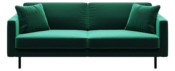 Zeleni baršunasti kauč MESONICA Kobo, 207 cm