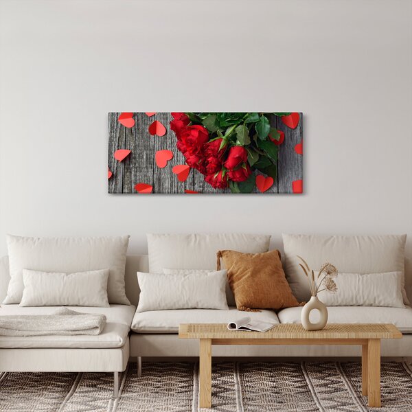 Slika - buket ruža (120x50 cm)