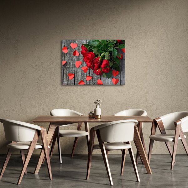 Slika - buket ruža (70x50 cm)
