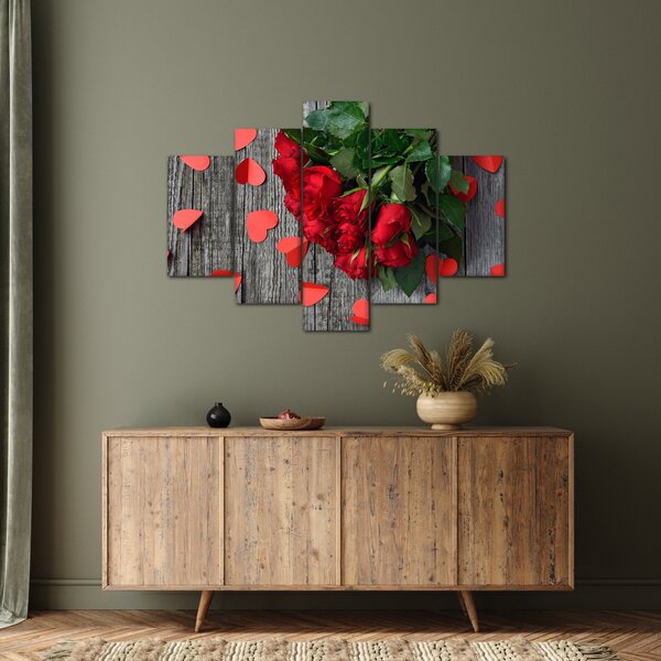 Slika - buket ruža (150x105 cm)