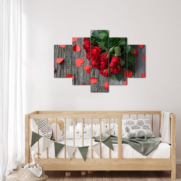 Slika - buket ruža (150x105 cm)