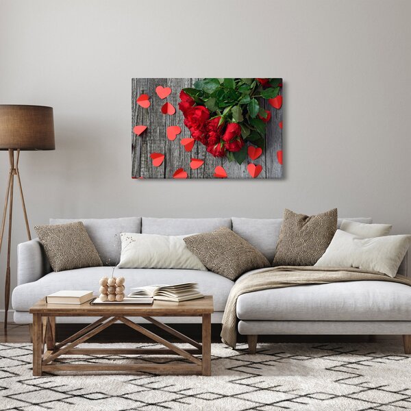 Slika - buket ruža (90x60 cm)