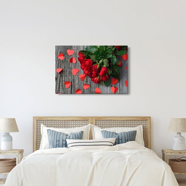 Slika - buket ruža (90x60 cm)