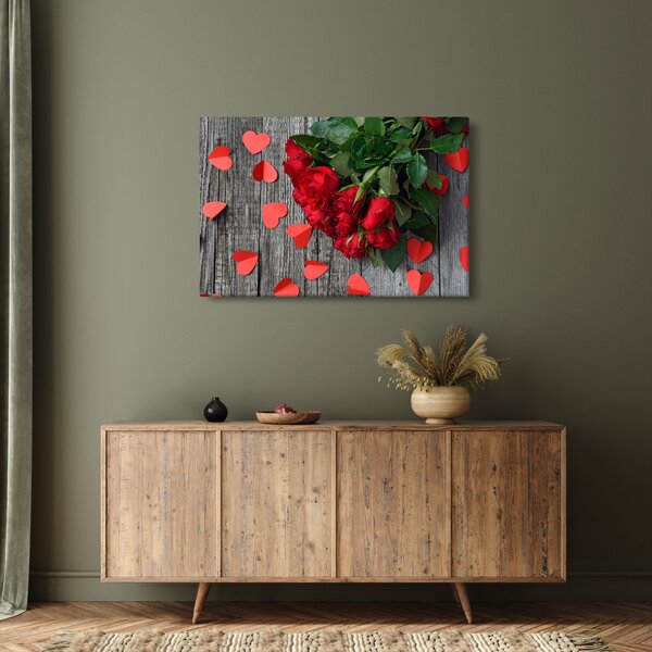 Slika - buket ruža (90x60 cm)