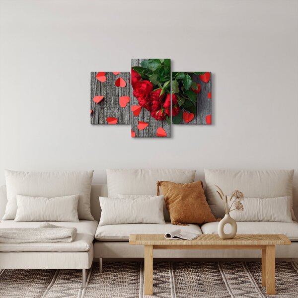 Slika - buket ruža (90x60 cm)